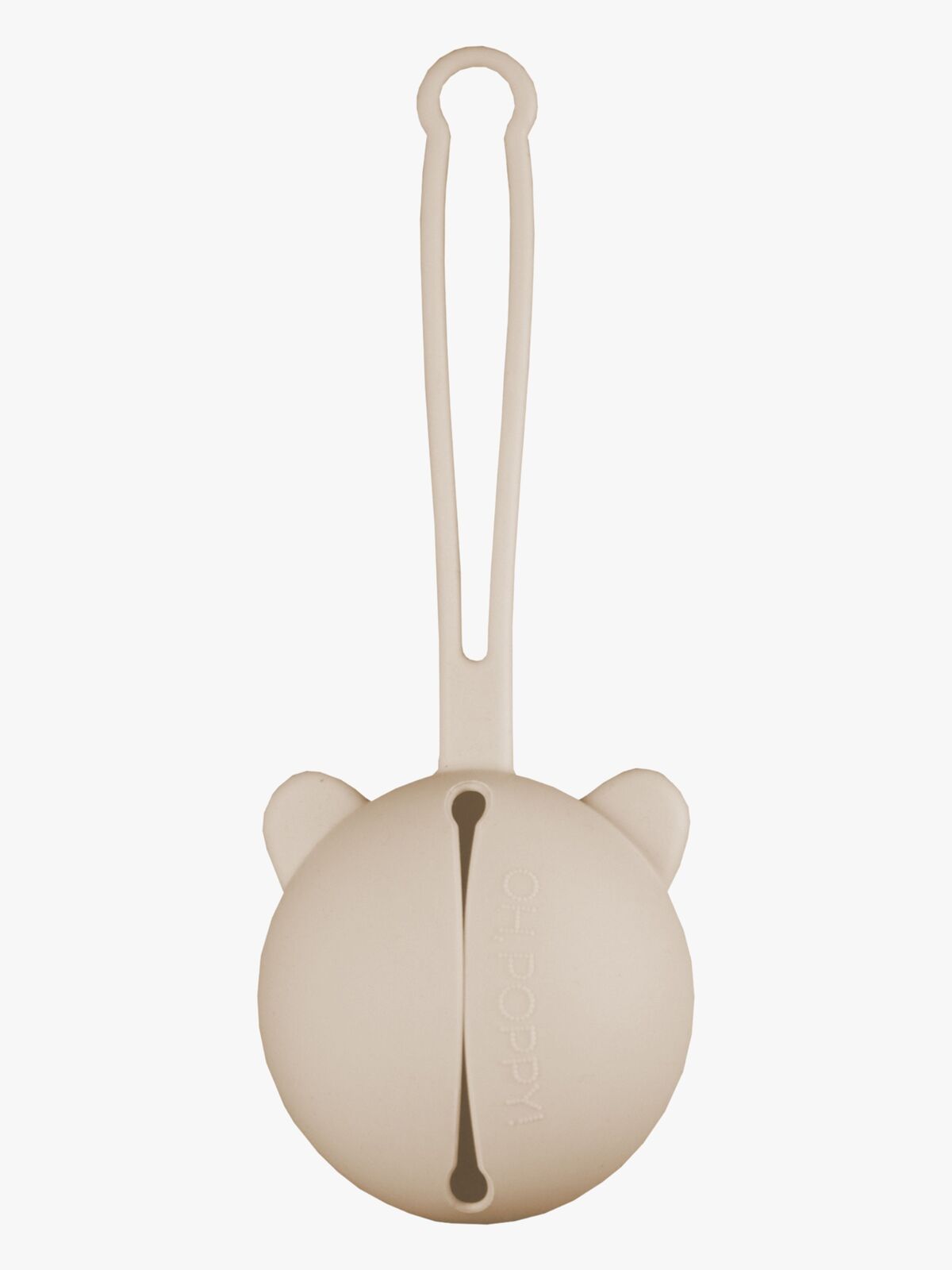 Oh, Poppy! Nola Schnullerbox Silikon, Linen Beige