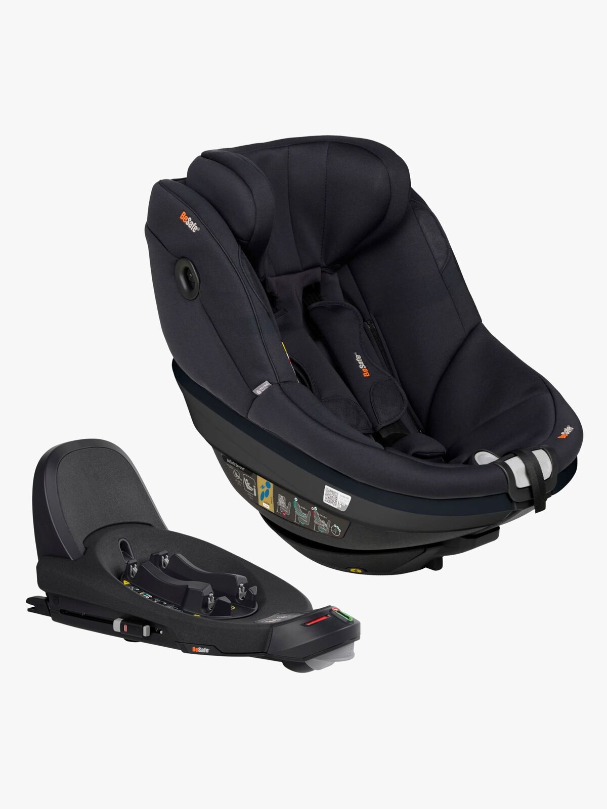 BeSafe Beyond² Kindersitz inkl. Beyond Basis, Black Soft Breeze