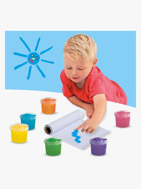 SES Creative Fingerfarbe Mega 6er-Pack