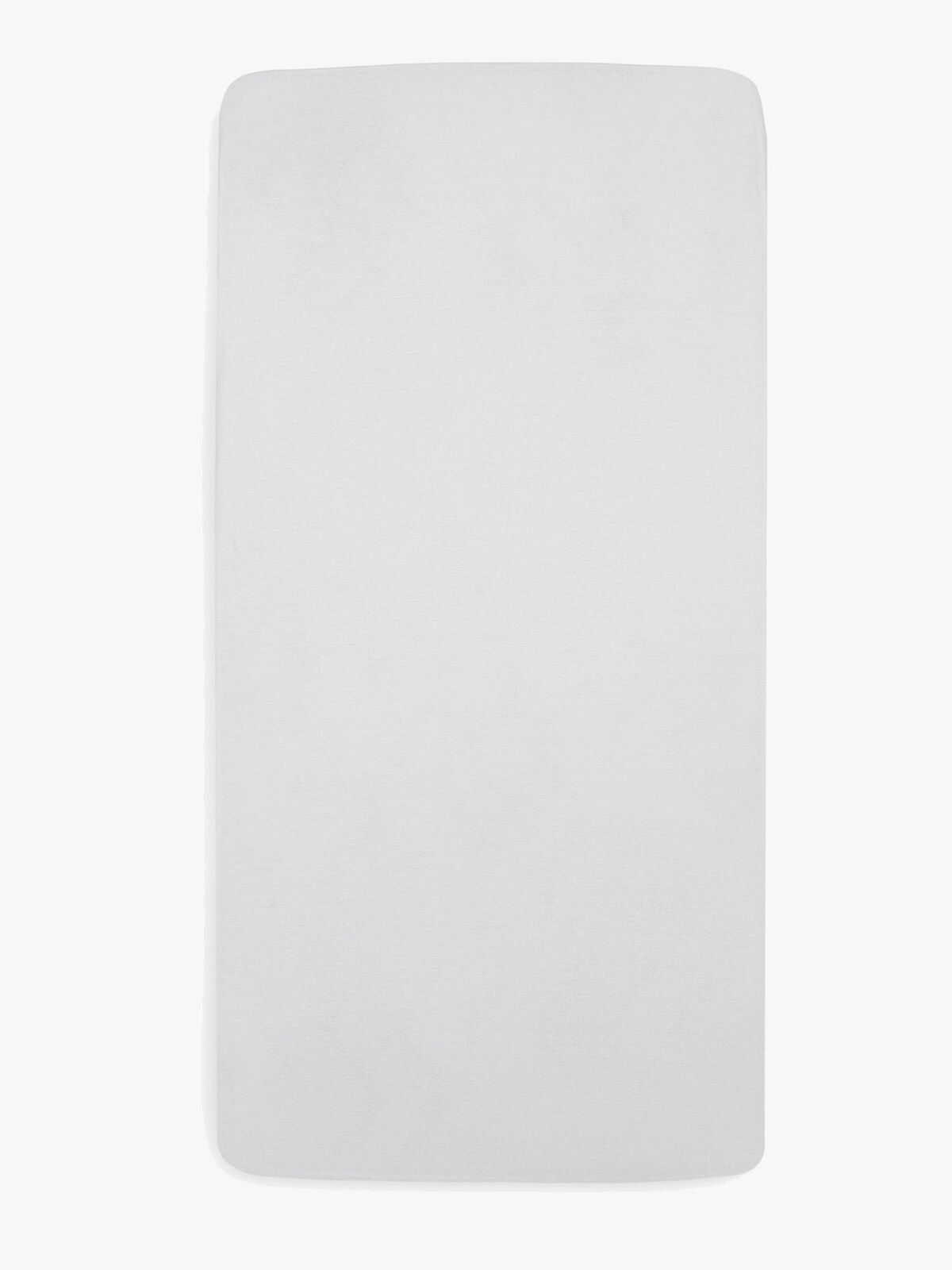 Jollein Spannbettlaken Baumwollstretch 60x120 cm, Weiß