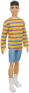 Barbie Puppe Ken Fashionista Gestreiftes Shirt