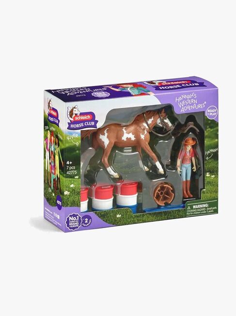 Schleich 42775 Horse Club Hannah's Western Abenteuer Spielset