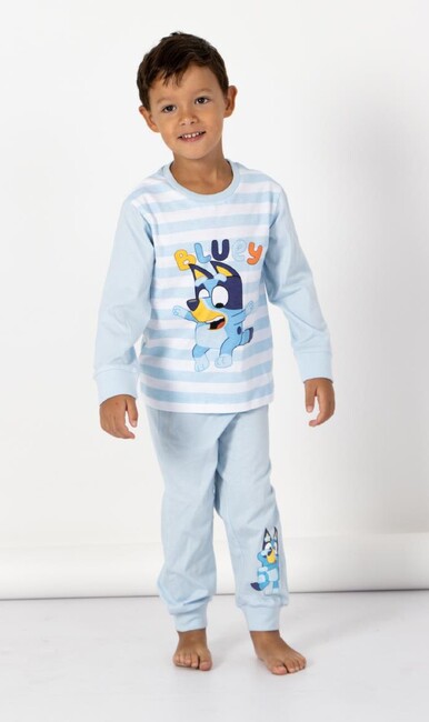 Bluey Pyjama, Hellblau