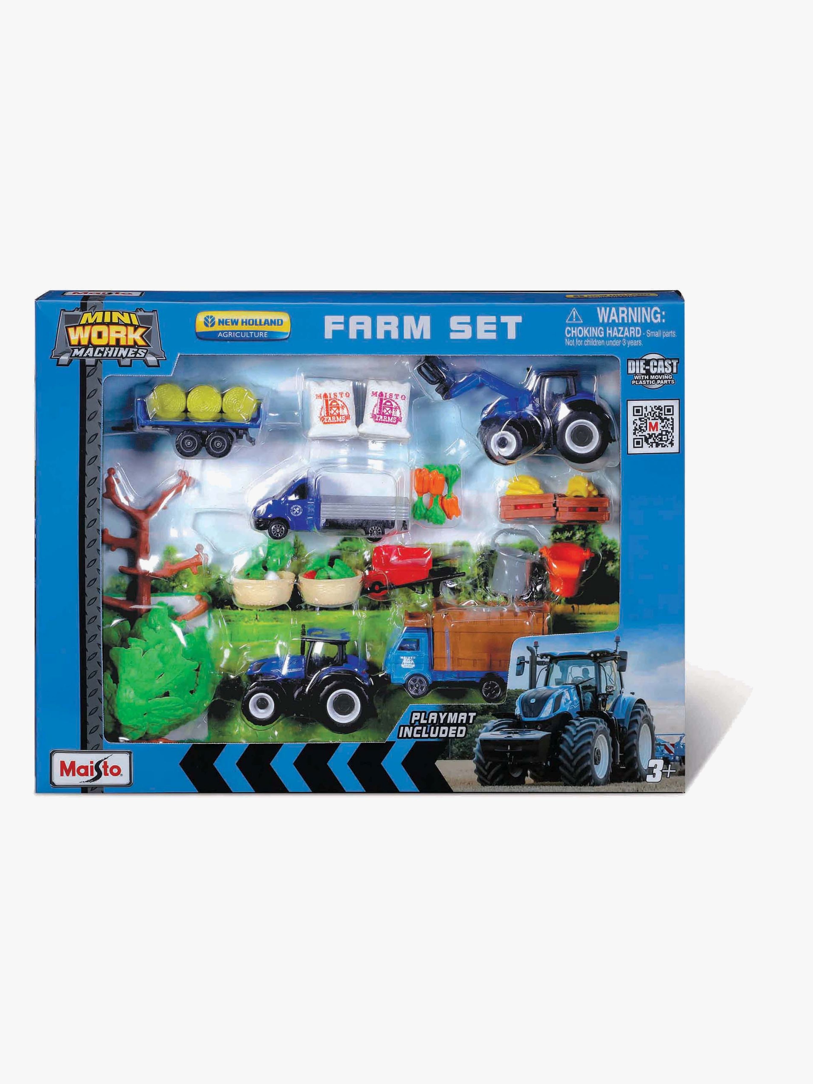 Maisto Mini Working Machines Spielset Super Farm New Holland
