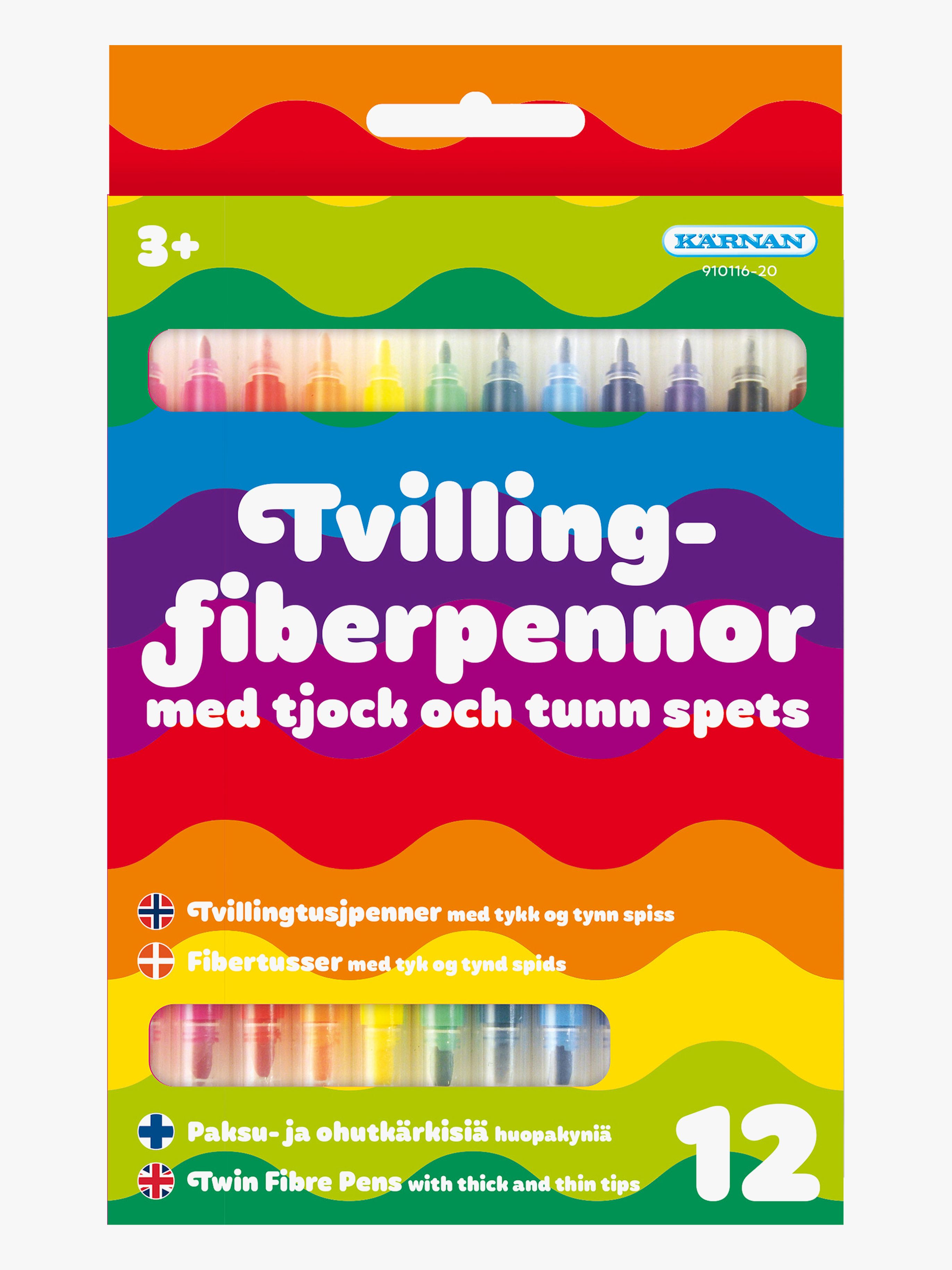 Filzstifte Doppelfasermaler 12 Stück