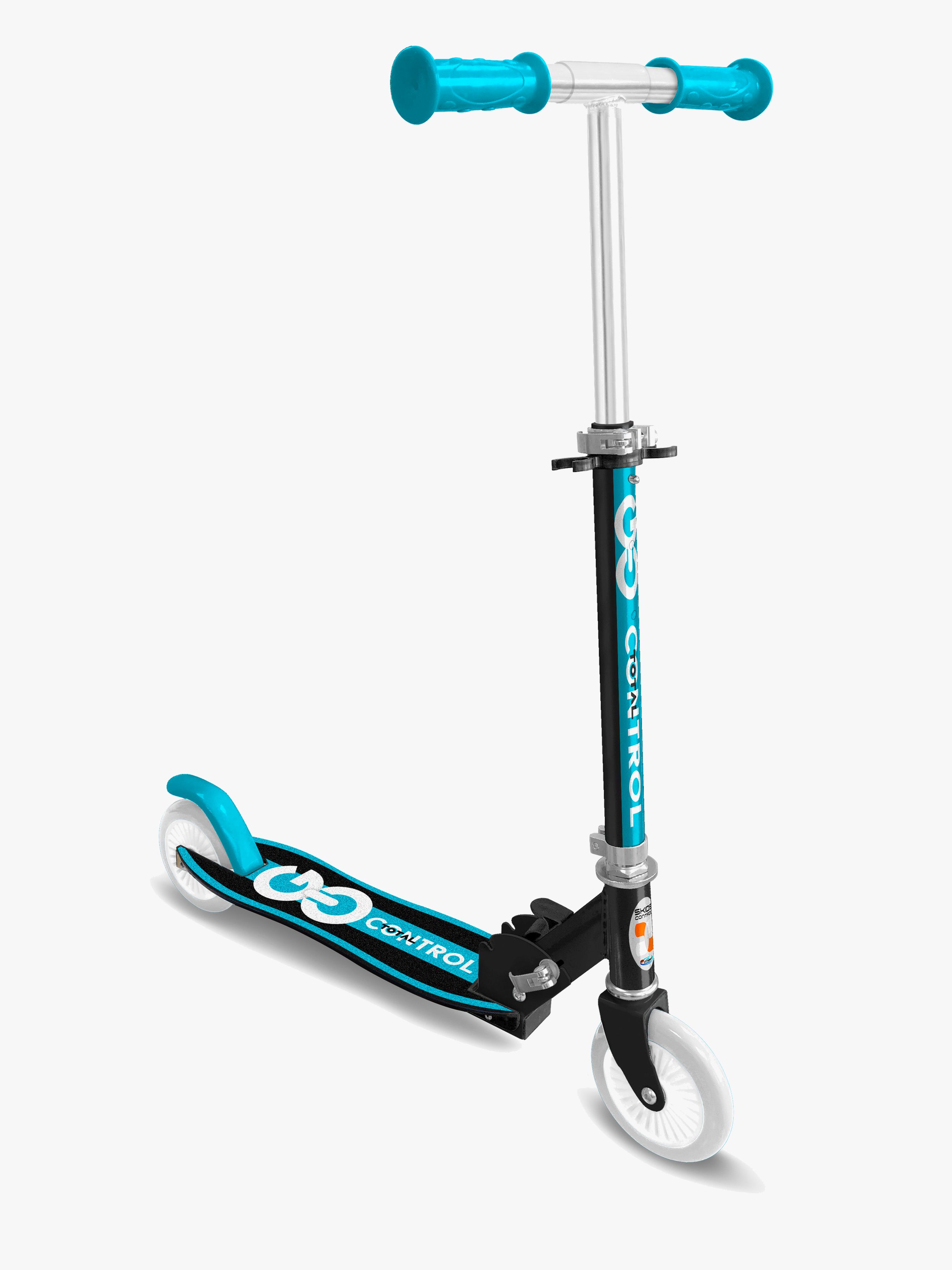 Stamp Klappbarer Tretroller, Blau/Schwarz