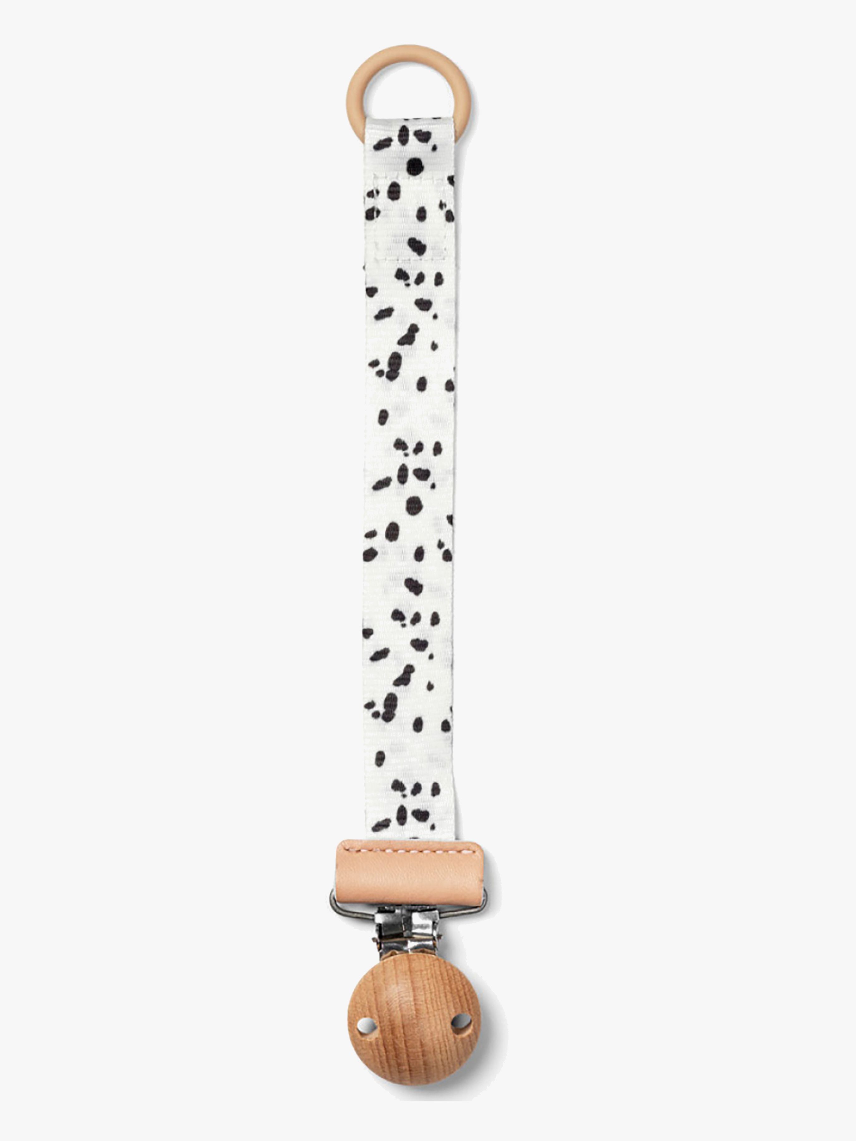 Elodie Schnullerkette Holz, Dalmatian Dots