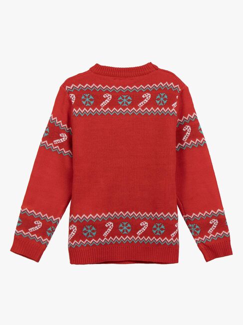 Disney Lilo & Stitch Weihnachtspullover, Rot