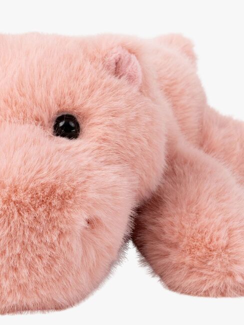 Teddykompaniet Plüschspielzeug Liegendes Nilpferd 30 cm, Rosa