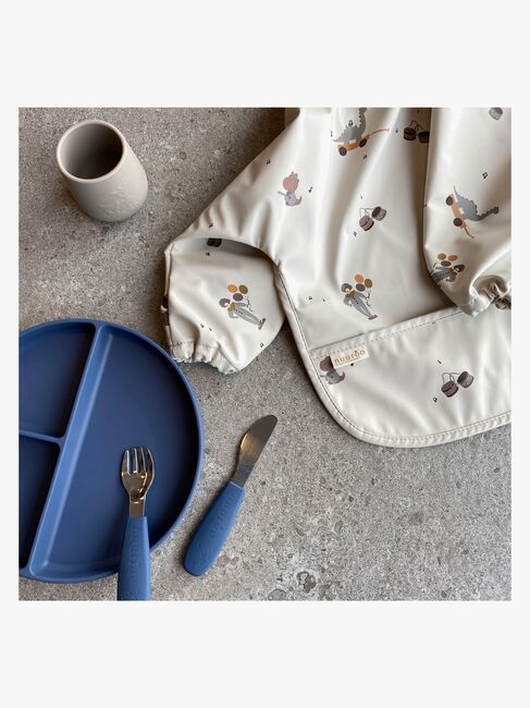 nuuroo Mingo Unterteilter Teller Silikon, Bering Sea