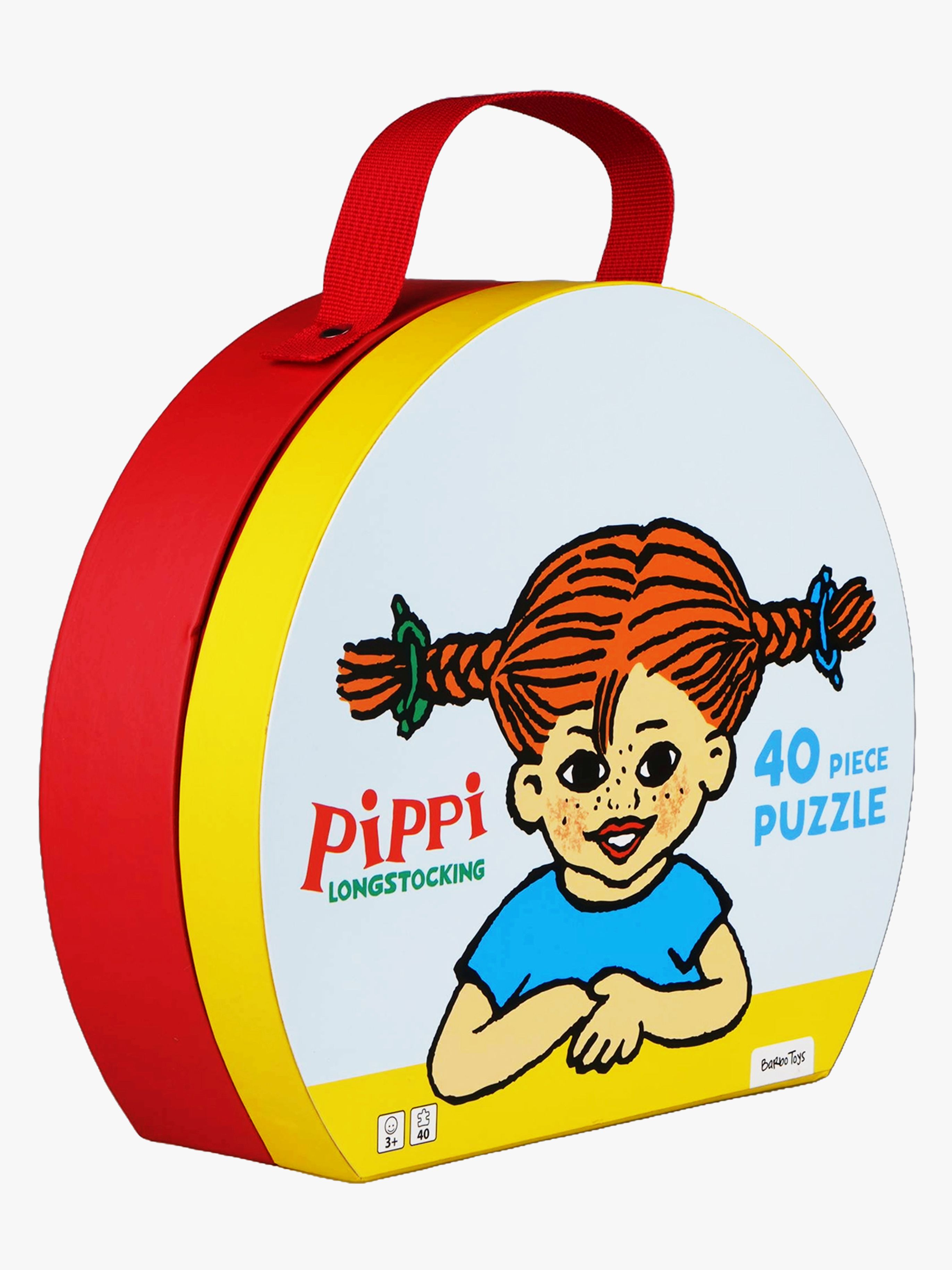 Pippi Langstrumpf Puzzle mit Tasche 40 Teile