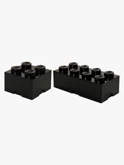 LEGO Aufbewahrung Paket Klein/Groß, Schwarz