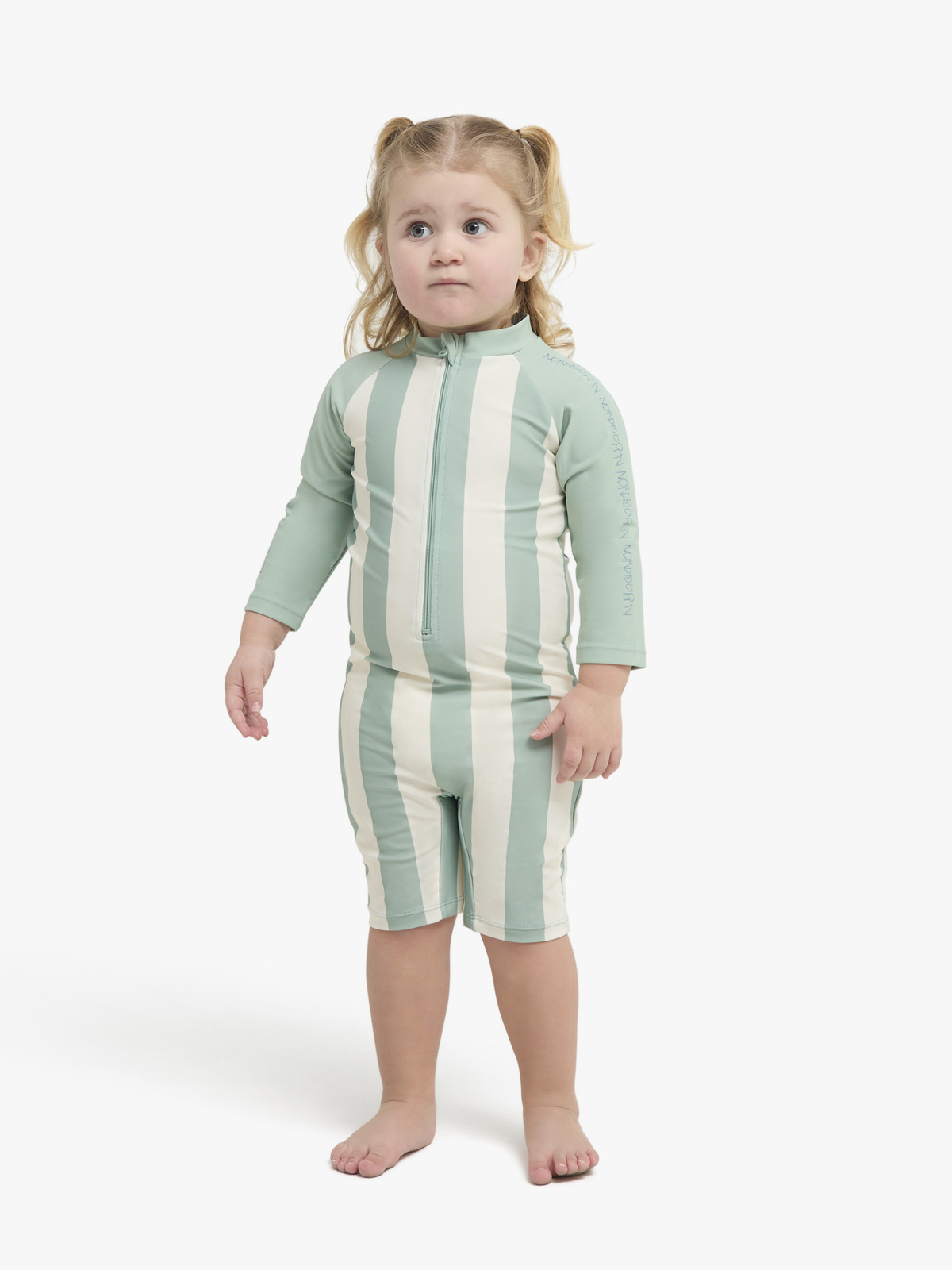 Nordbjörn Hönö UV-Schutzanzug, Hellblau Gestreift