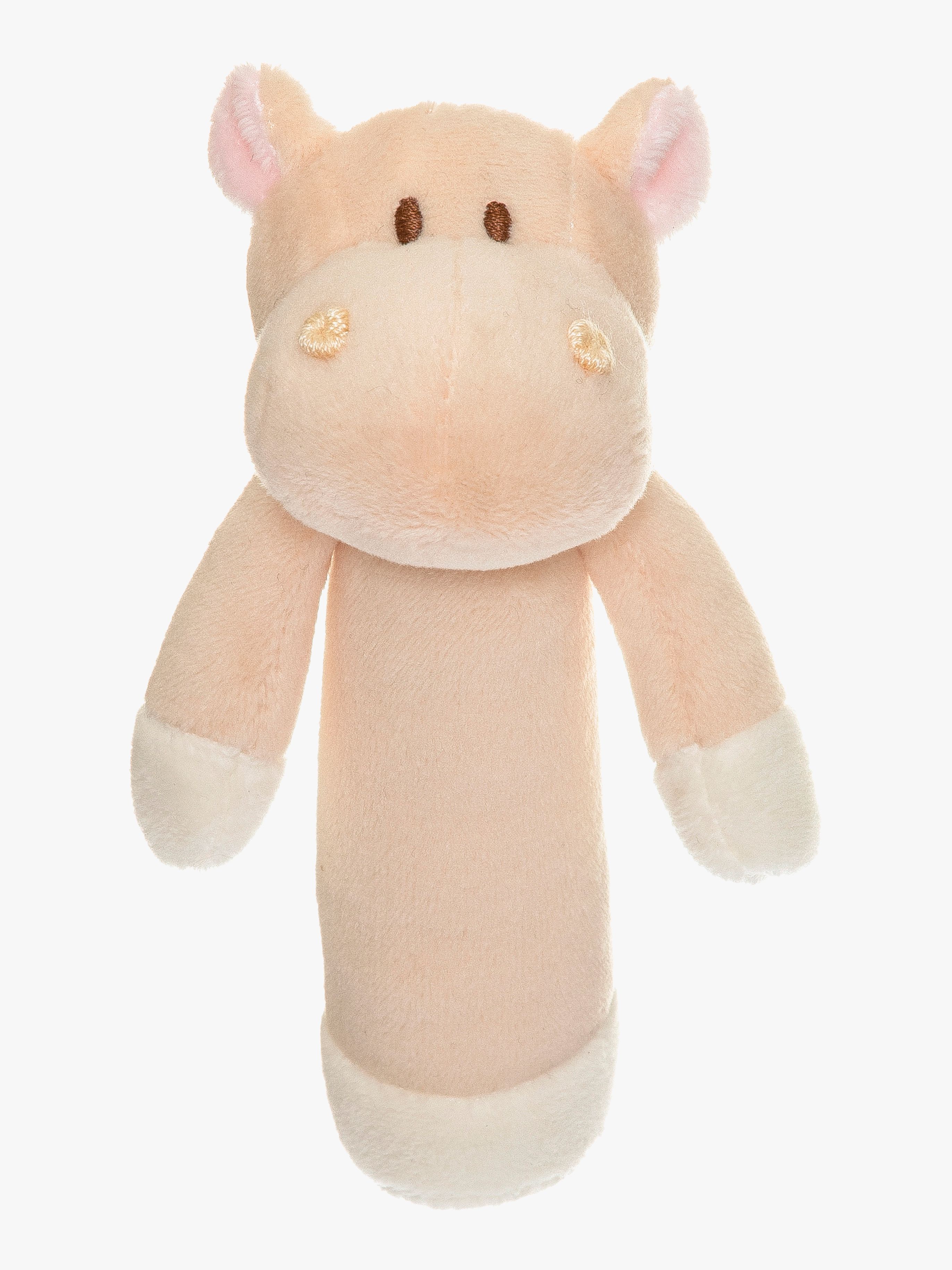 Diinglisar Hippo Rassel, Apricot, Babyspielzeug