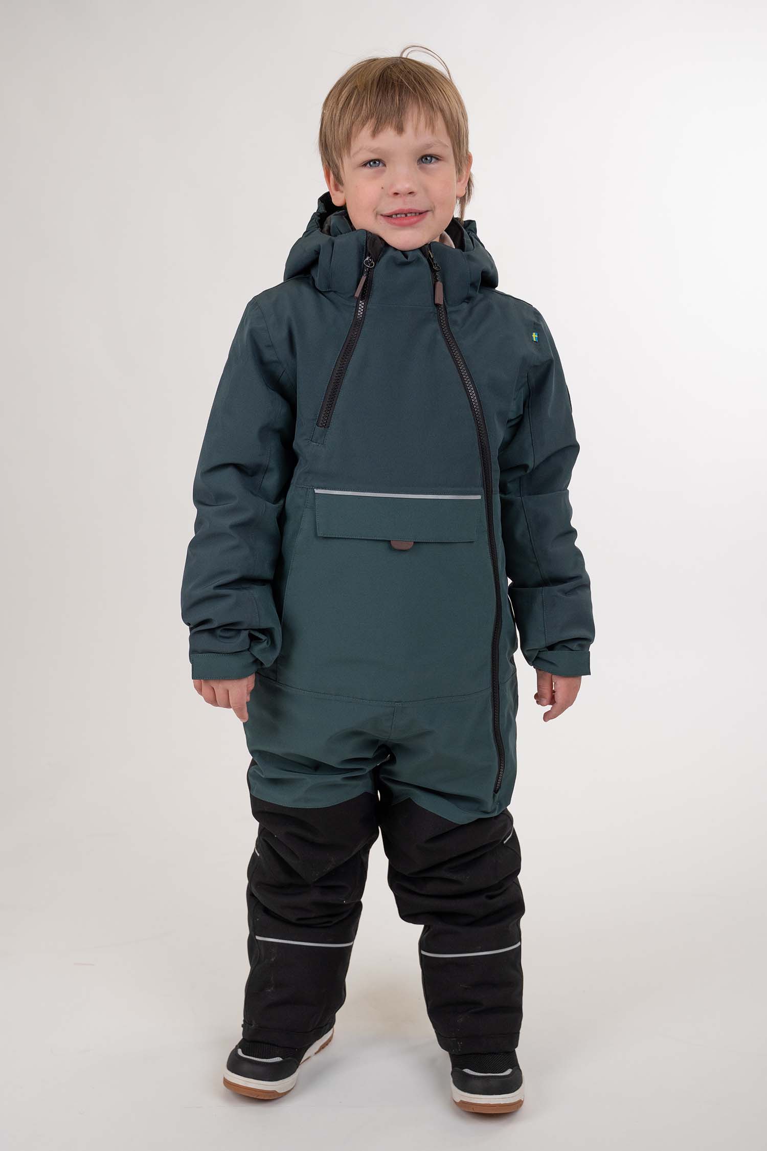 Lindberg Anorak Winteroverall, Dark Teal/Lagoon, 150