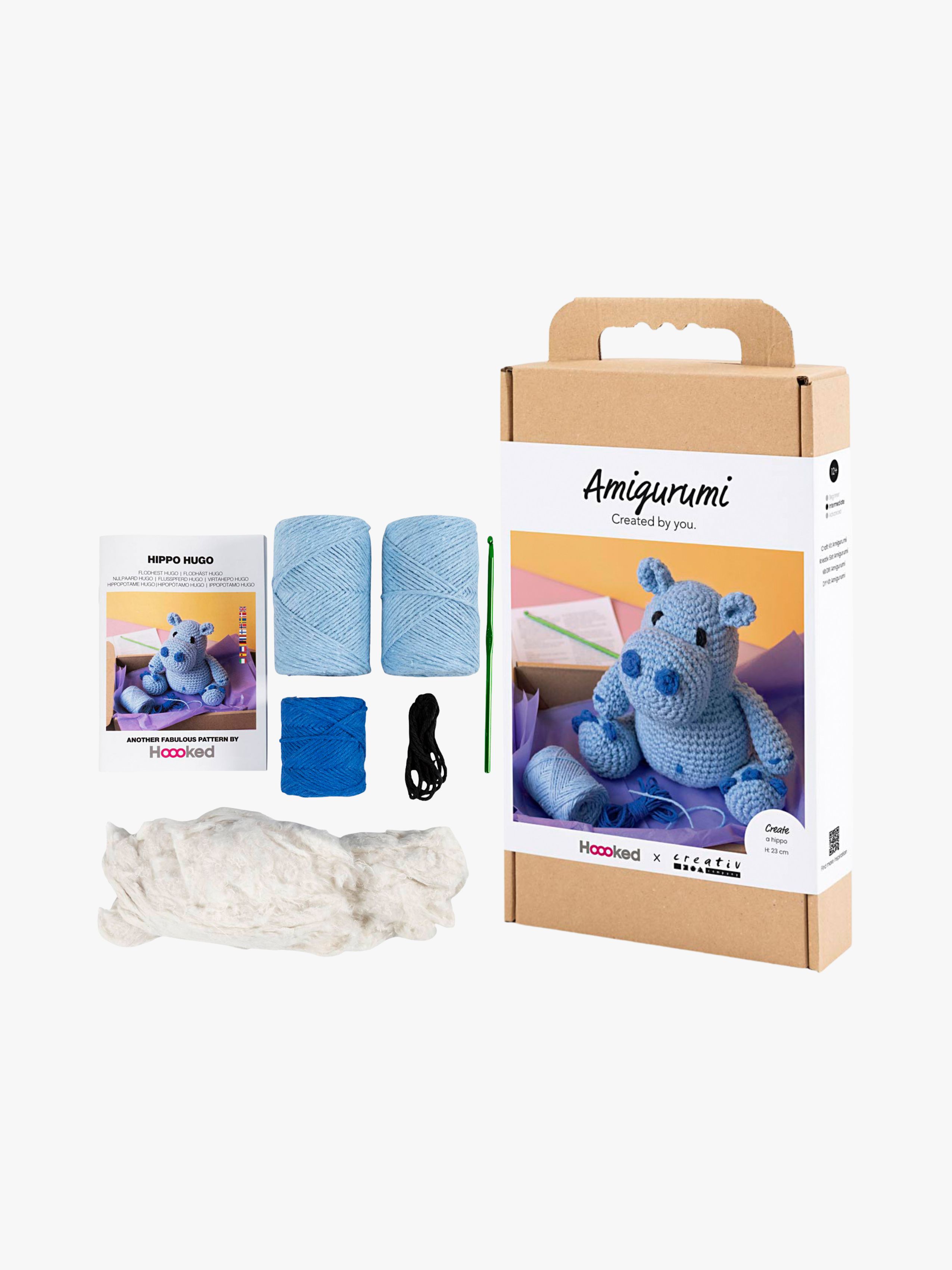 Häkelset Amigurumi Nilpferd DIY