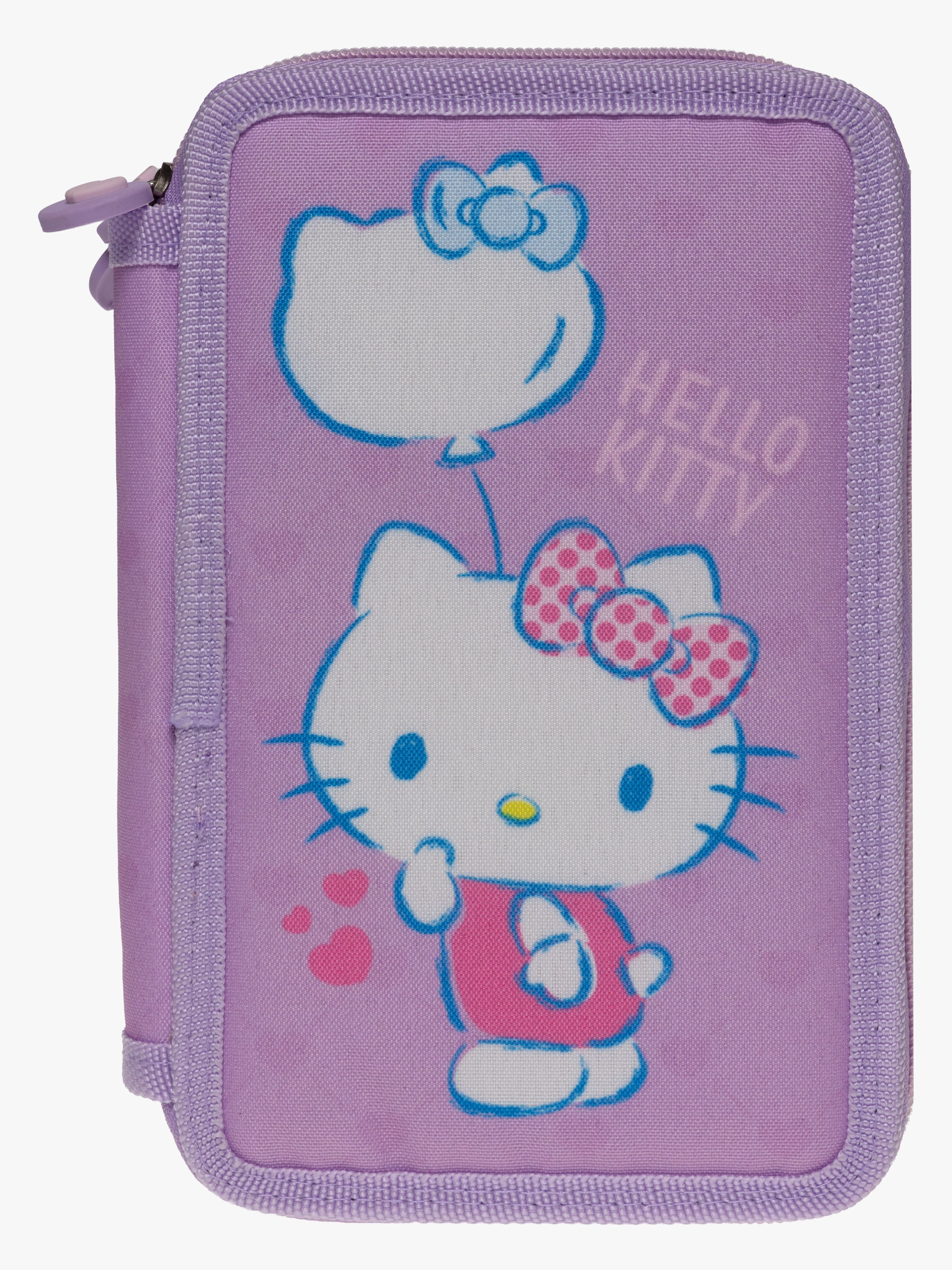 Hello Kitty Dreifach-Federmäppchen, Lila