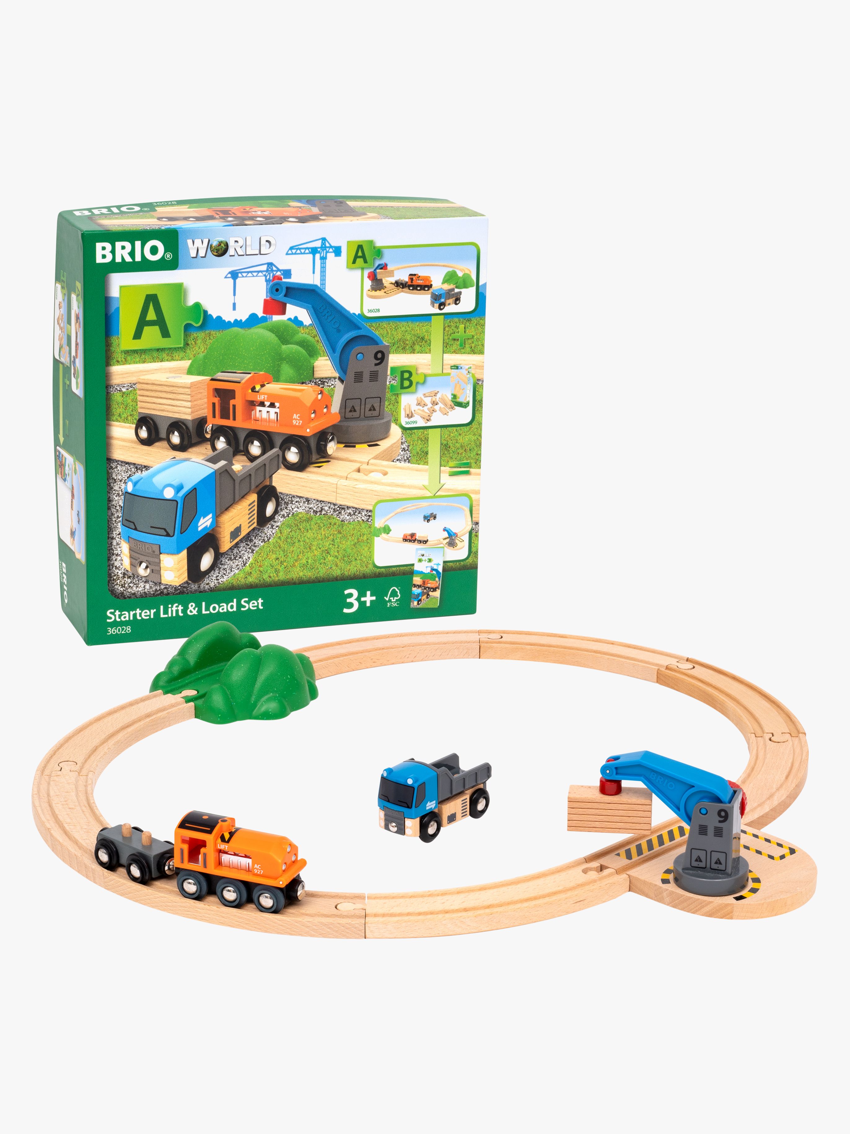 BRIO World 36104 Kran &  Last Starter-Set