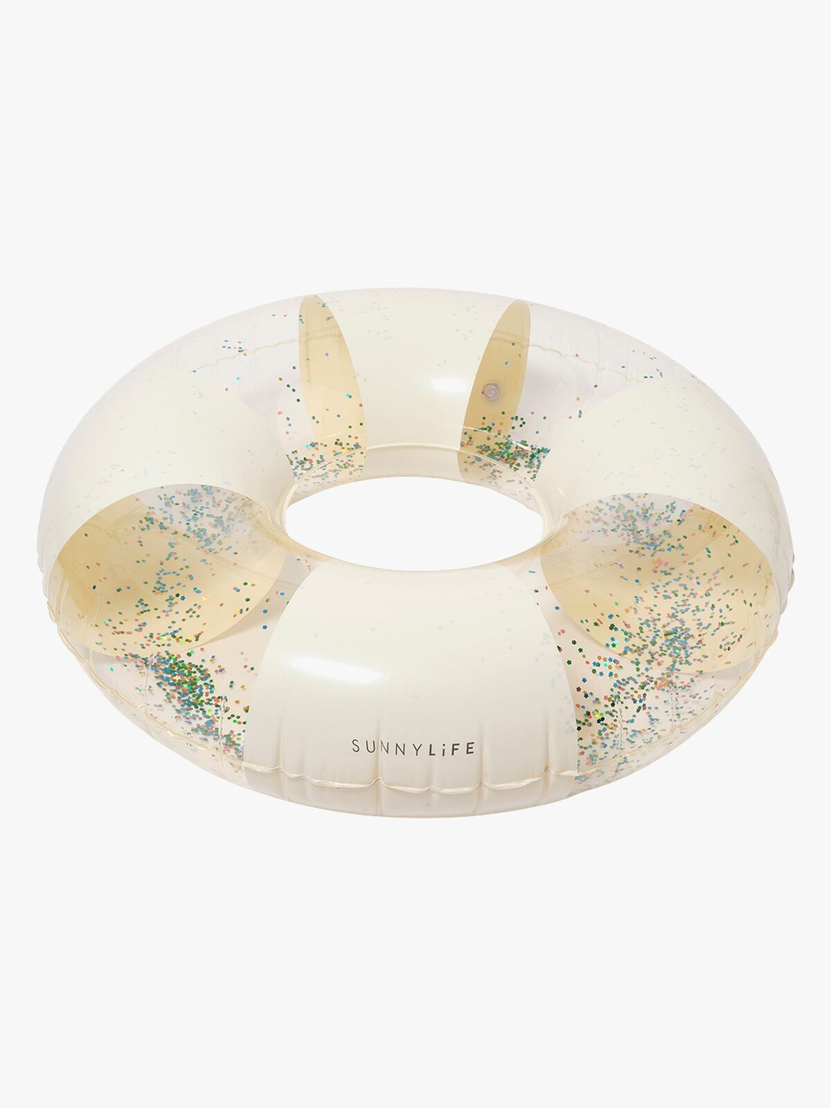 SUNNYLiFE Schwimmring, Cotton Candy Glitter Stripe