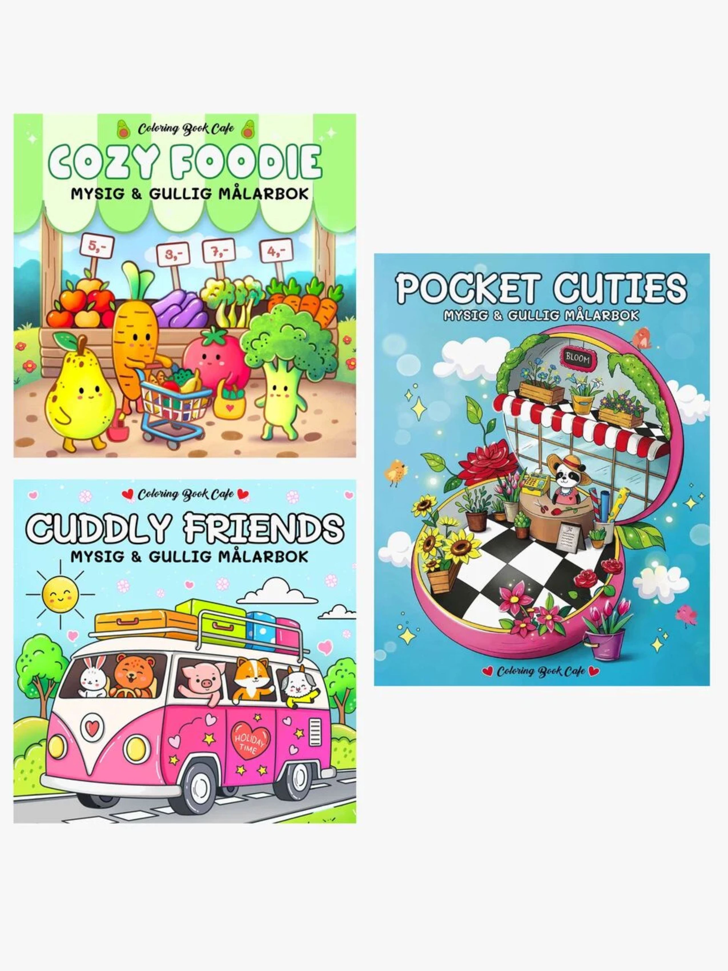 Cozy Malbuch-Paket Mix