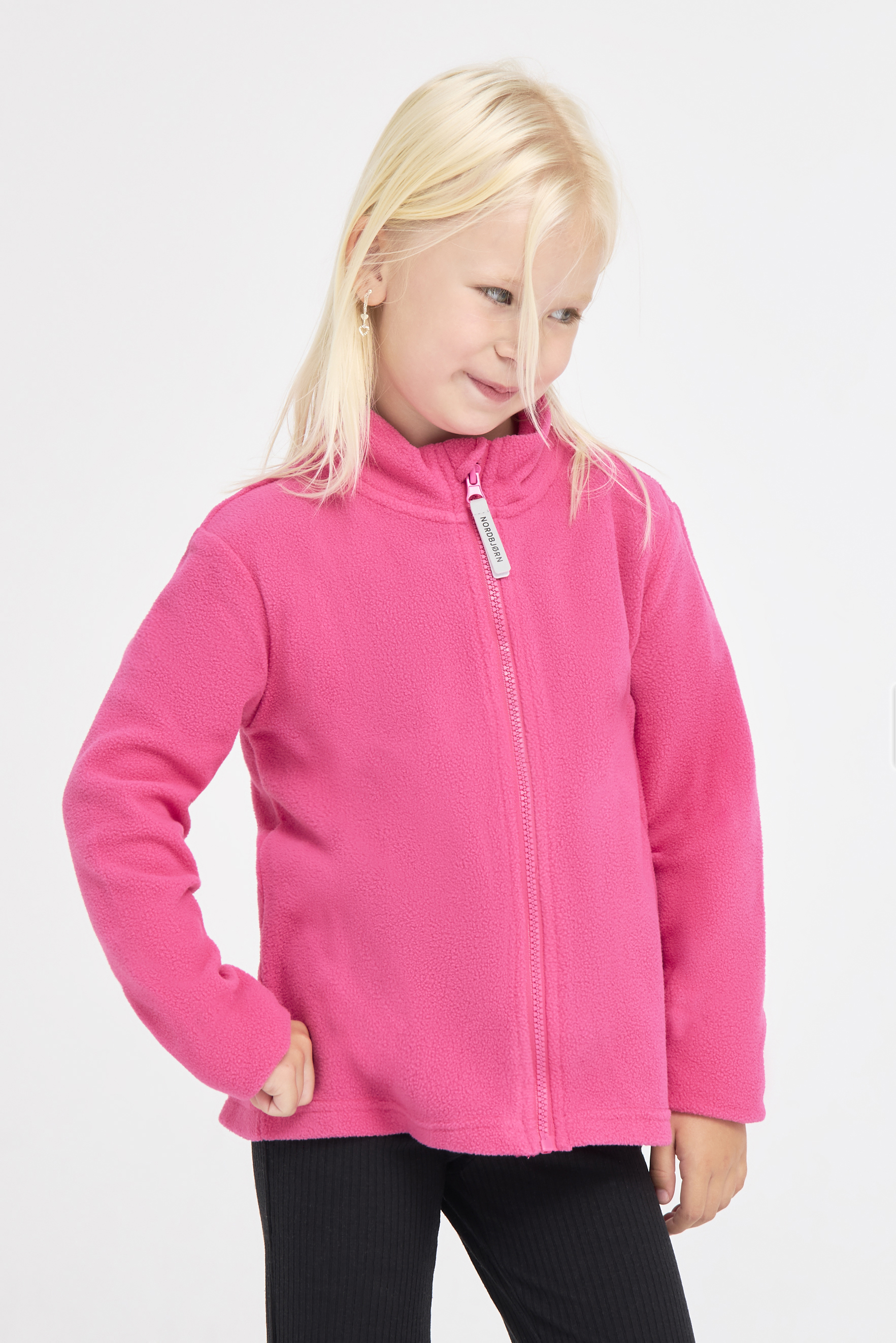 Nordbjørn Mölle Fleecejacke, Rosa, 110-116