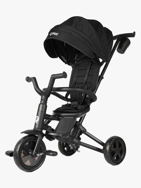 Qplay Nova Niello 6-in-1 Dreirad, Schwarz