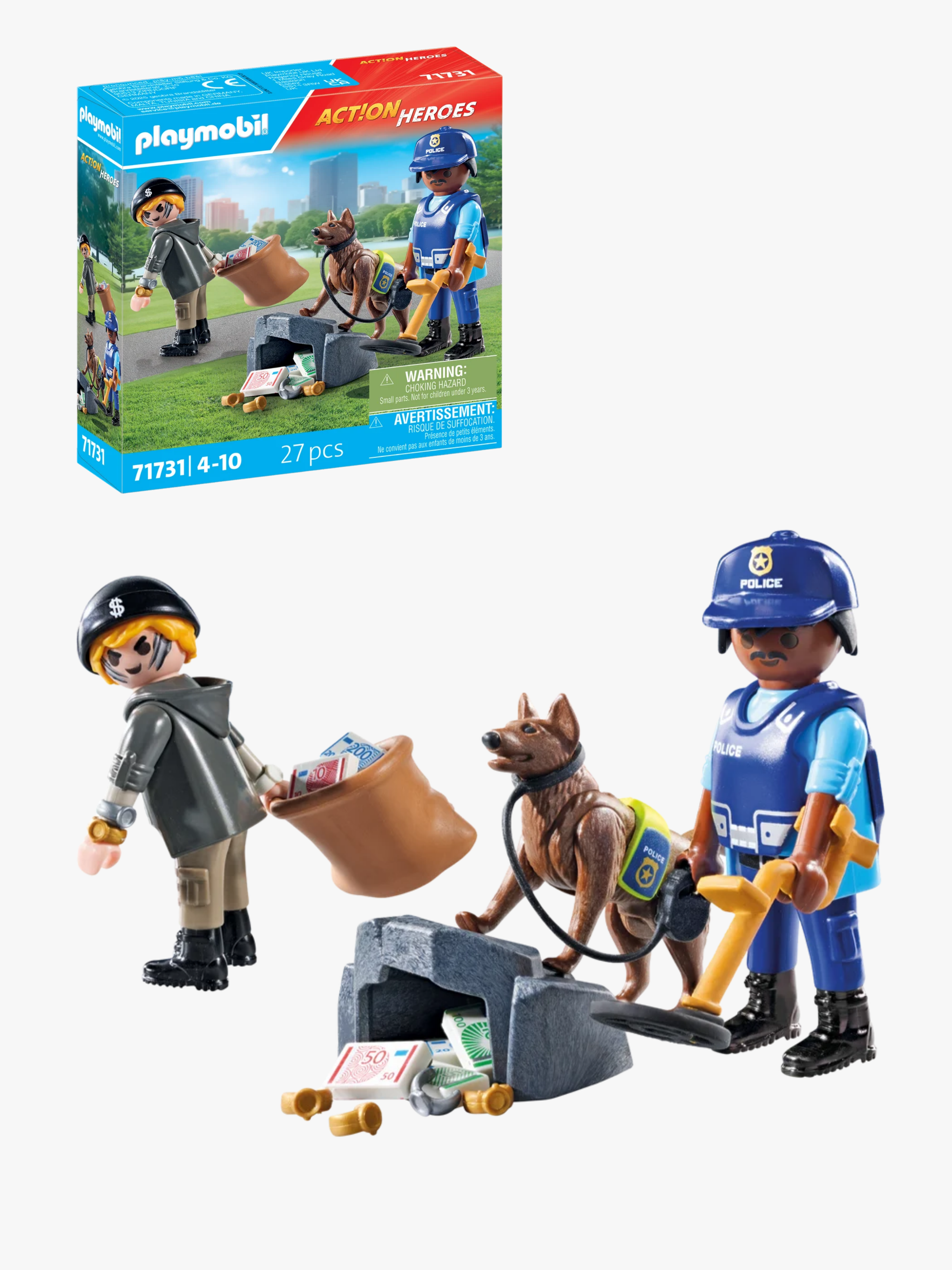 Playmobil City Action 71731 Polizeisuche mit Hund