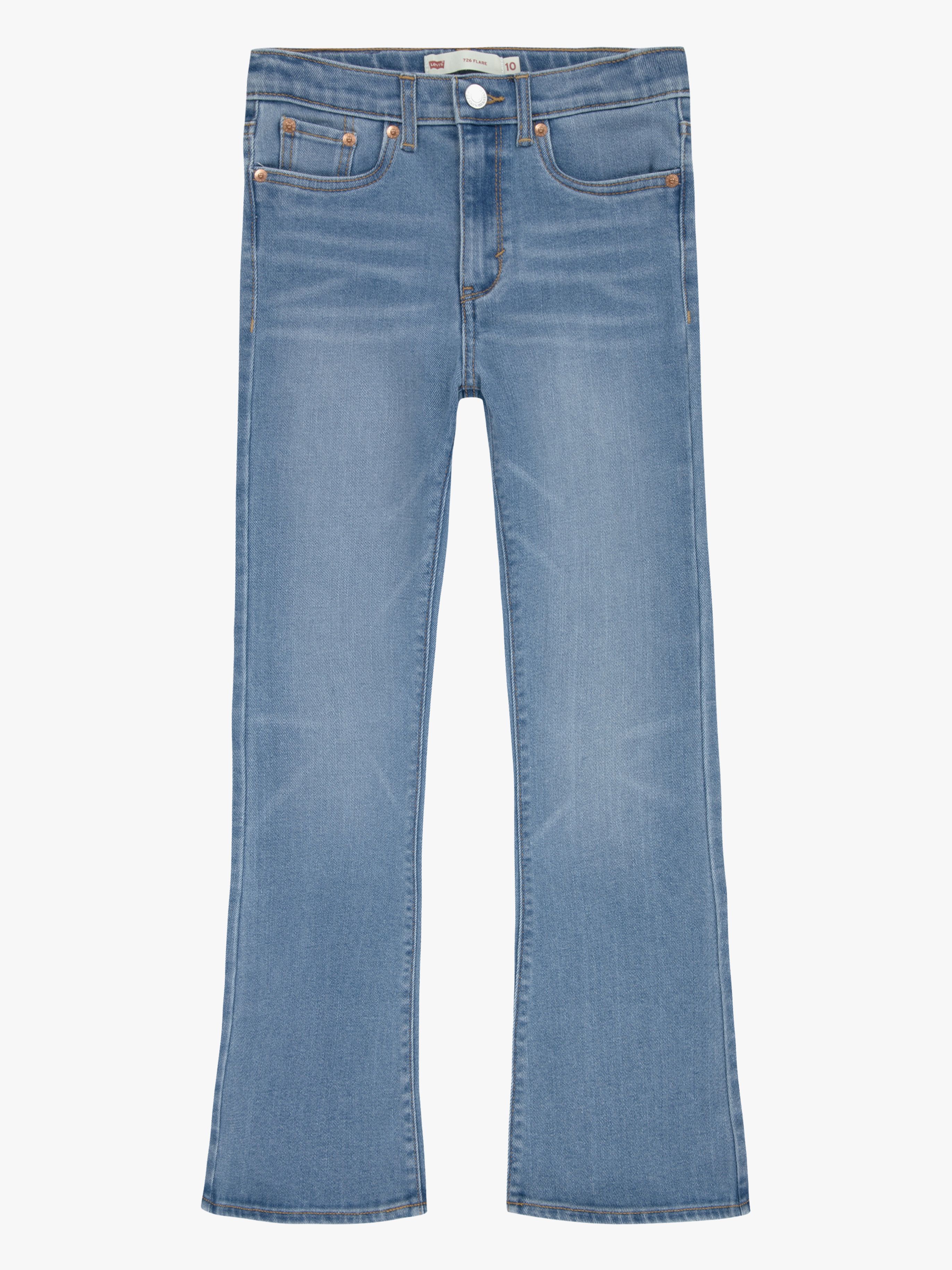 LVG 726 High Rise Flared Jeans, Clean Getaway, 164