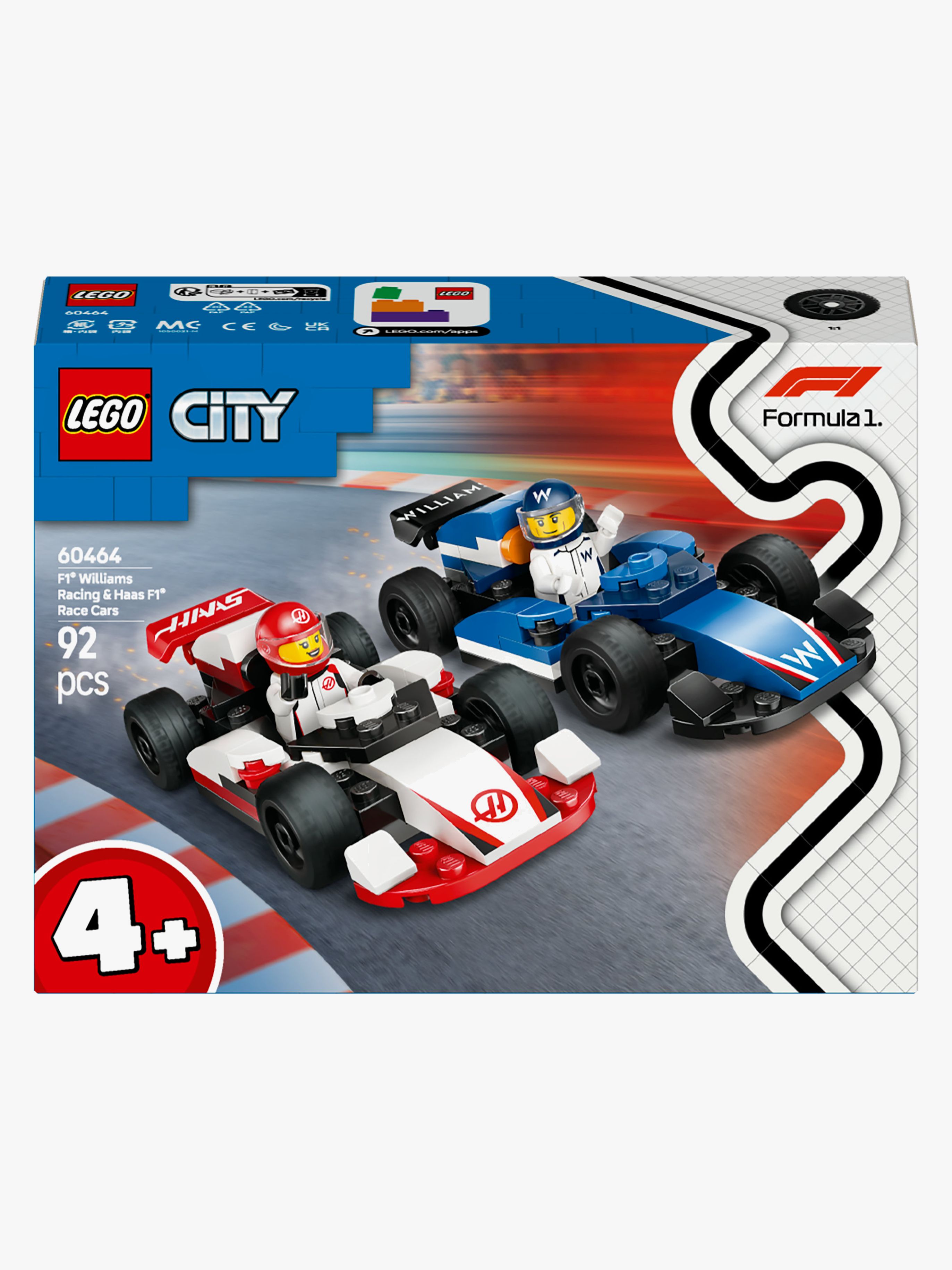 LEGO City 60464 F1 Williams Racing und Haas F1 Rennautos