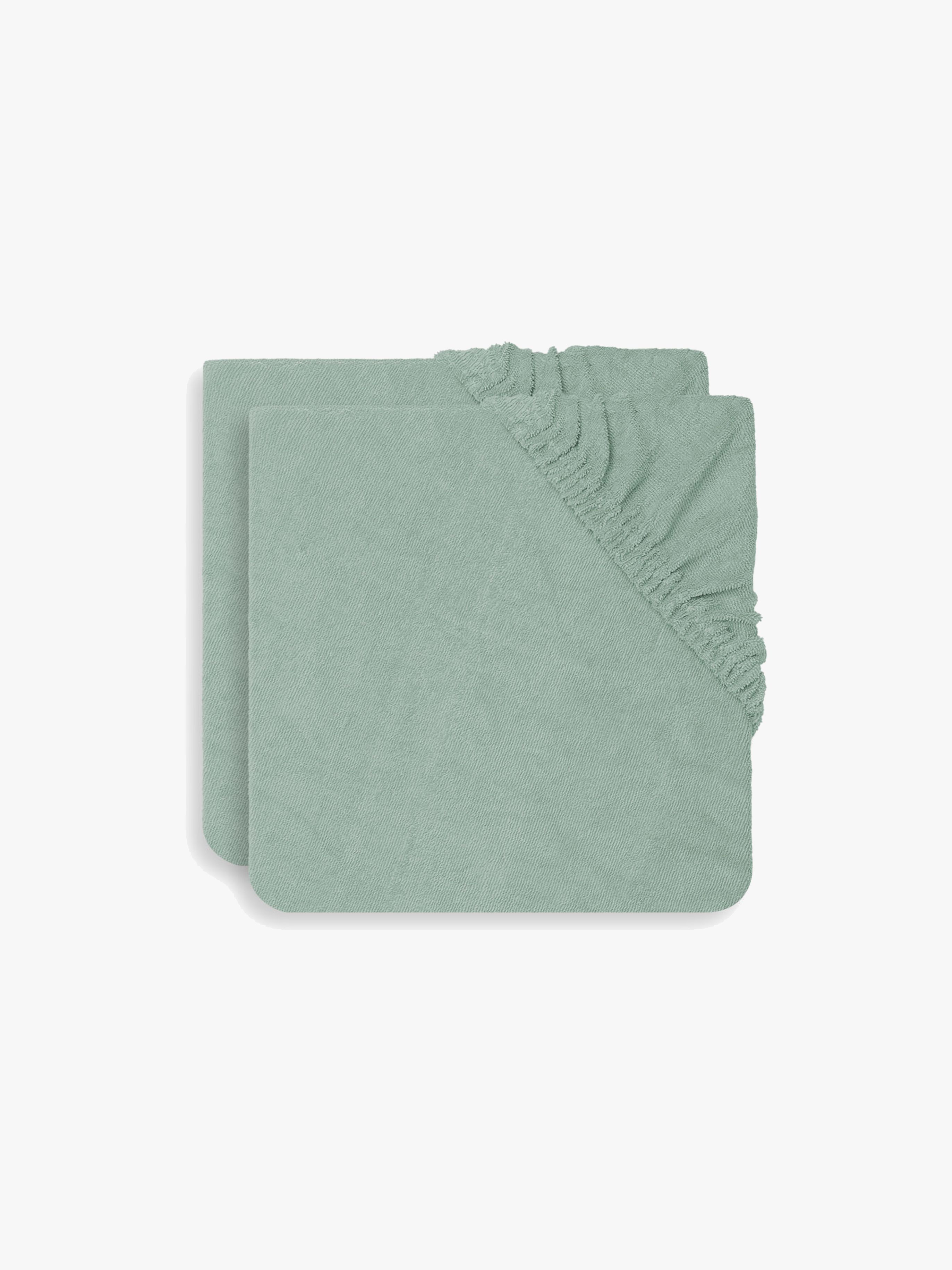 Jollein Wickelauflagenbezüge 50x70 Cm 2er-Pack, Ash Green