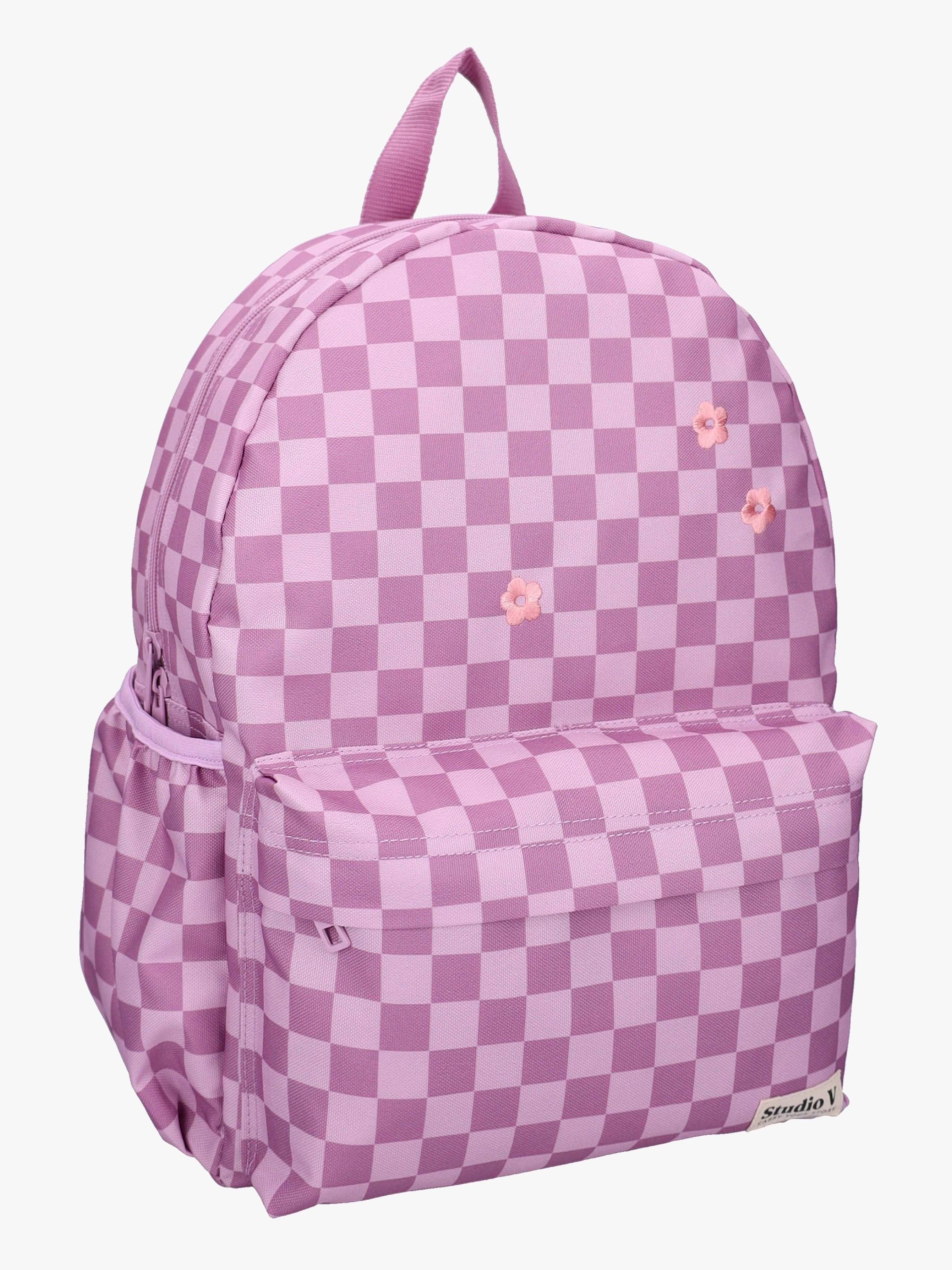 StudioV Kinder Rucksack Check This! 14L, Lila