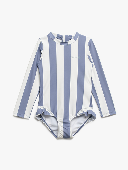 Nordbjörn Sandsjön UV-Badeanzug, Blau Gestreift