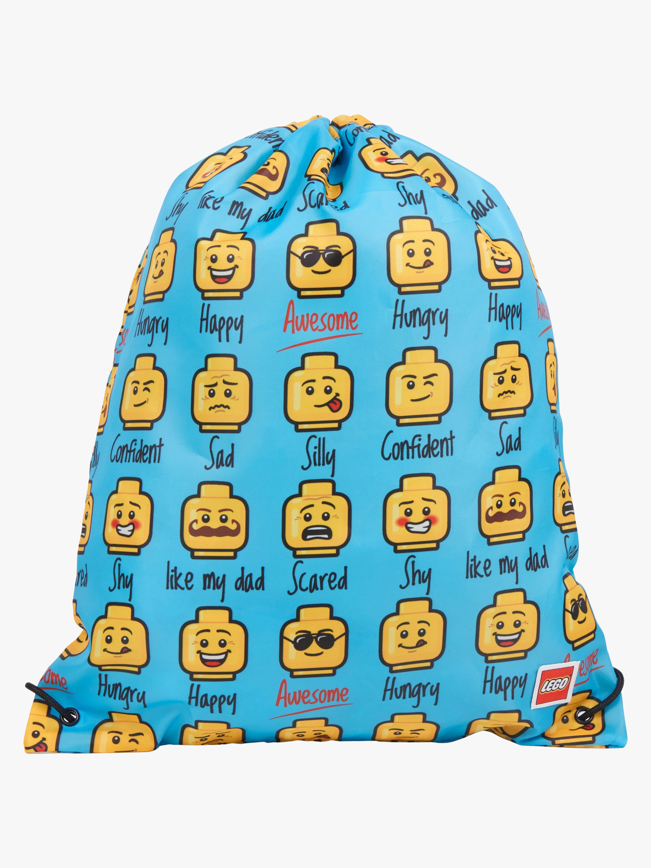 LEGO® Minifigures™ TODAY I FEEL Turnbeutel 10L, Blau