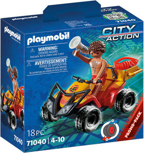 Playmobil 71040 City Action Rettungsschwimmer-Quad Baukasten