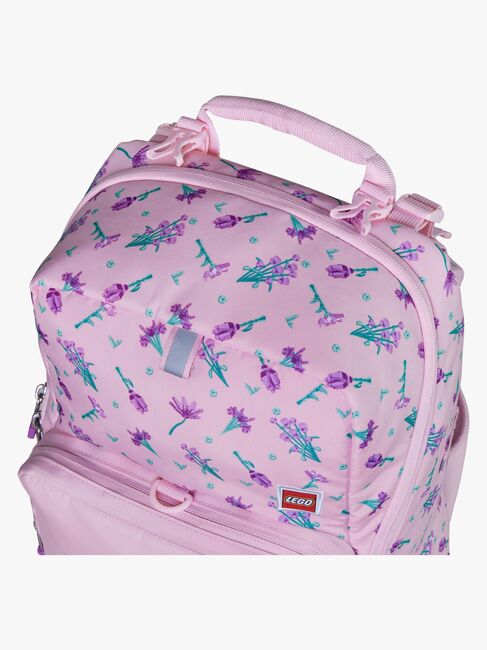 LEGO® Flowers Rucksack 20L, Rosa