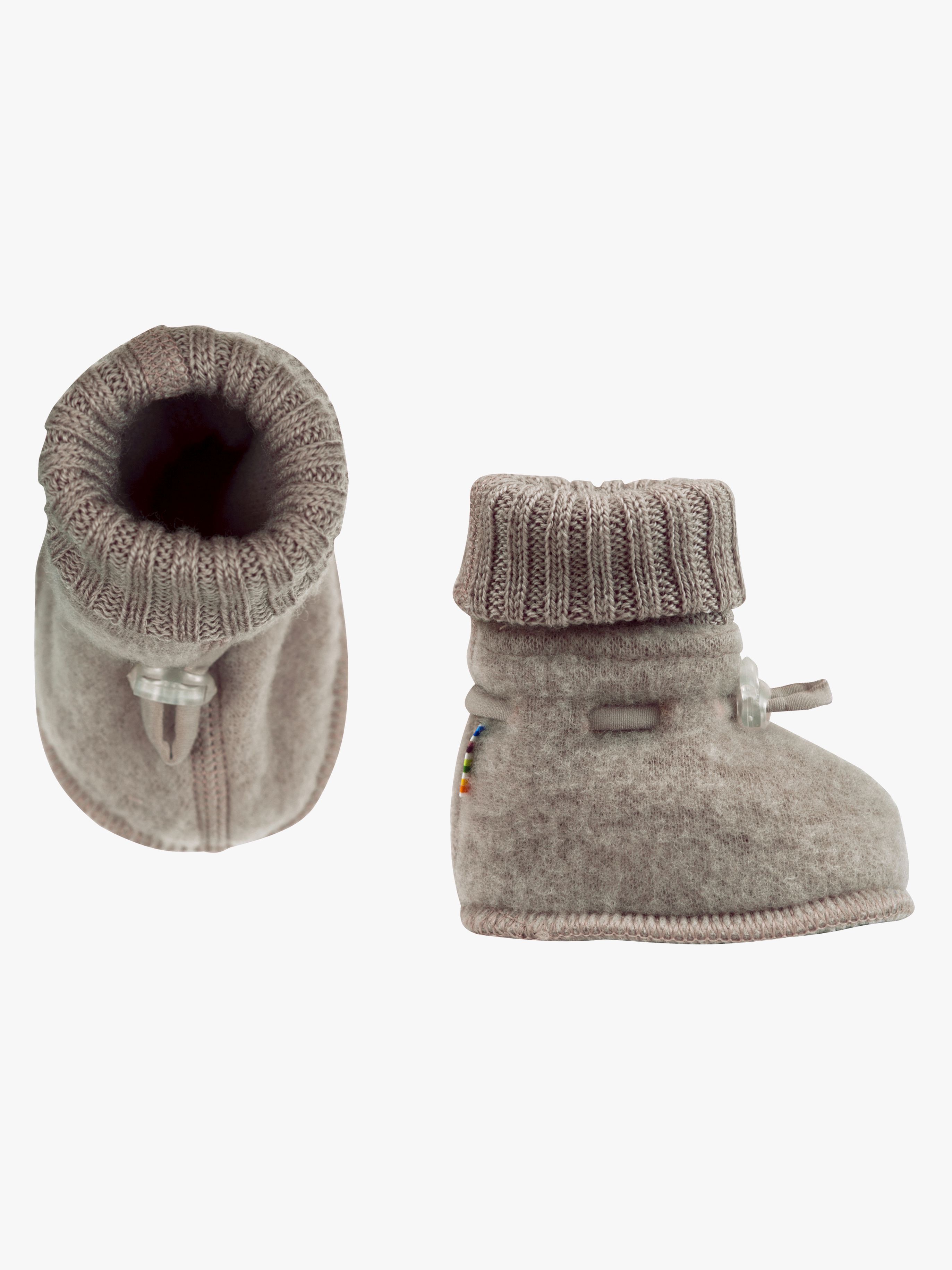 Joha Überziehschuhe Merinowolle, Sesame Mel, 90
