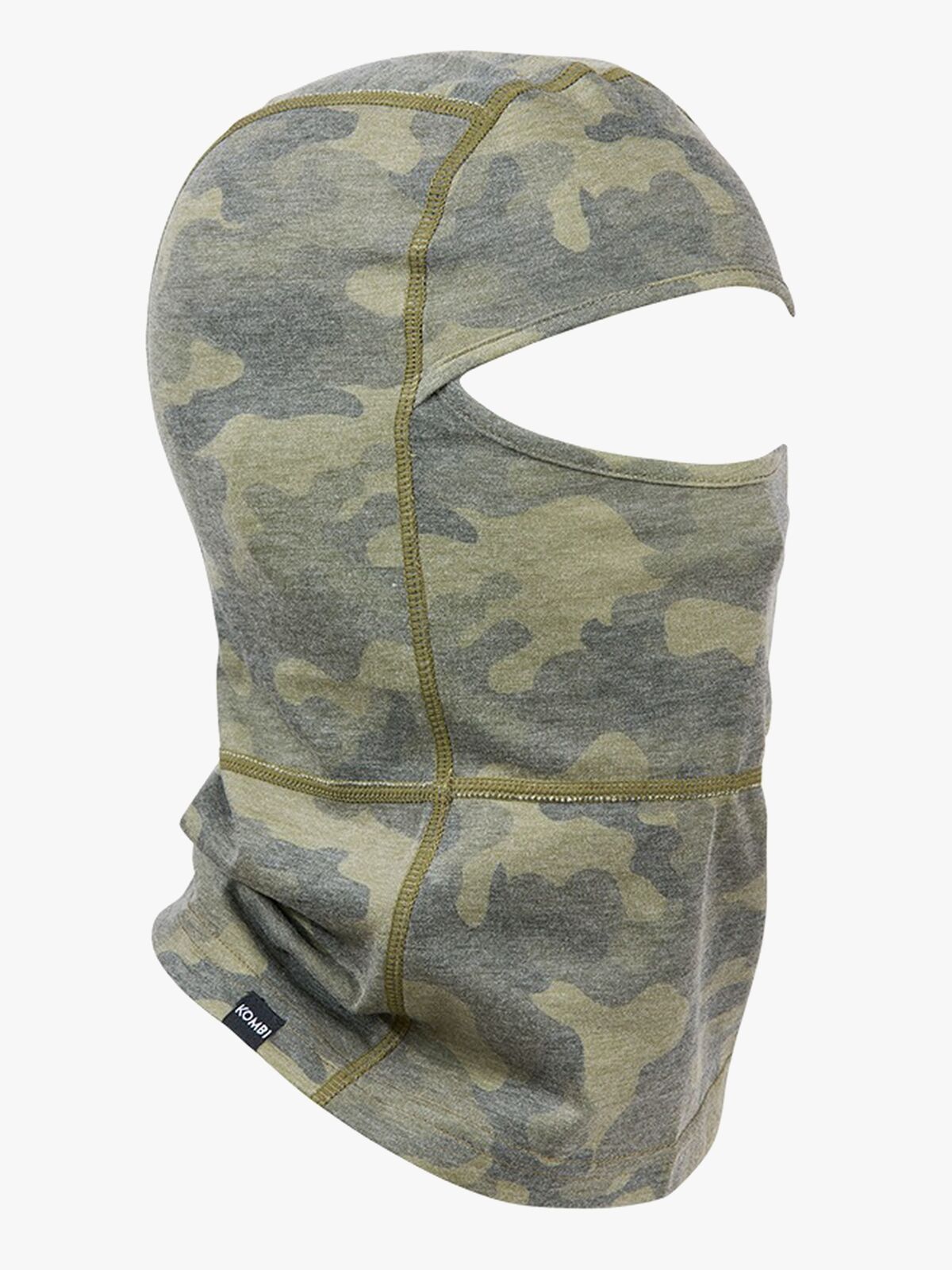 Kombi Merino Pro Schlupfmütze Jr, Khaki Liquid Camo