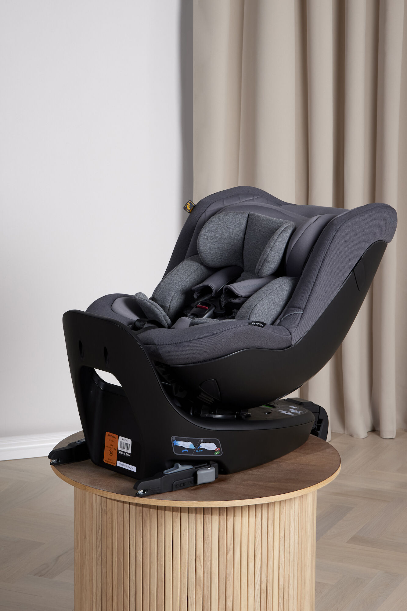 Reverse i-Size Rückwärtsgerichteter Kindersitz, Mineral Grey