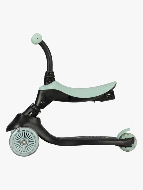 QPlay Sema Evo 3-rädriger 5-in-1 Tretroller, Grün