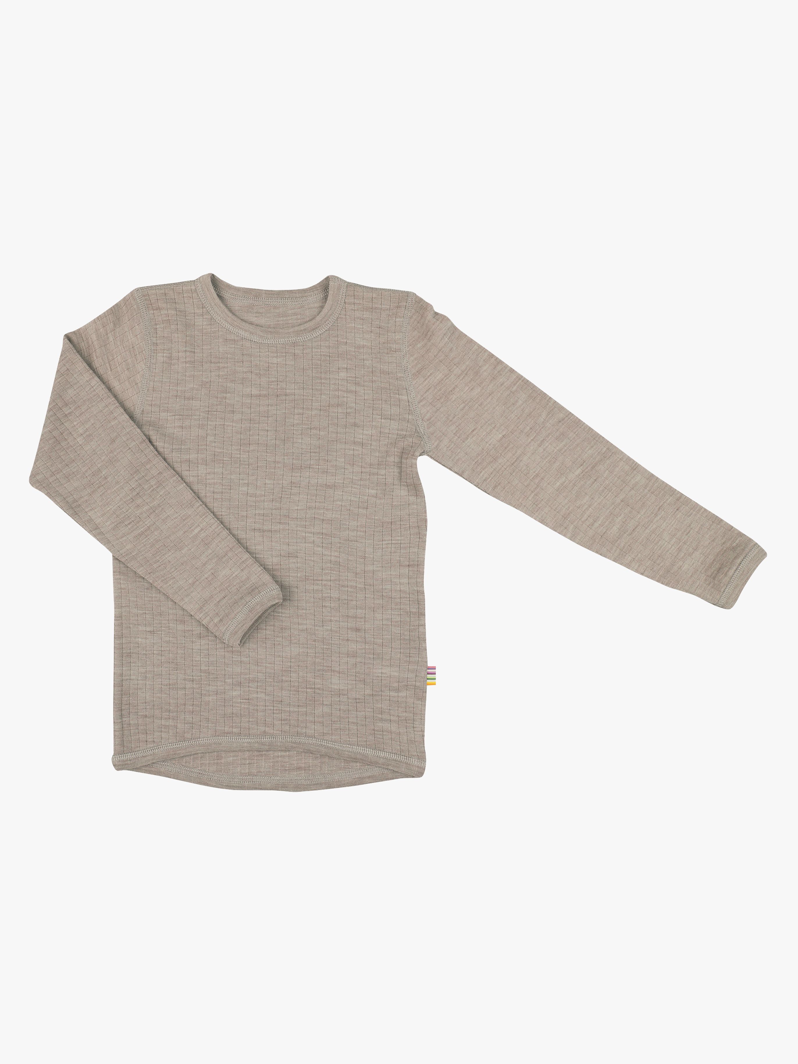 Joha Pullover Merinowolle, Sesame Mel, 90
