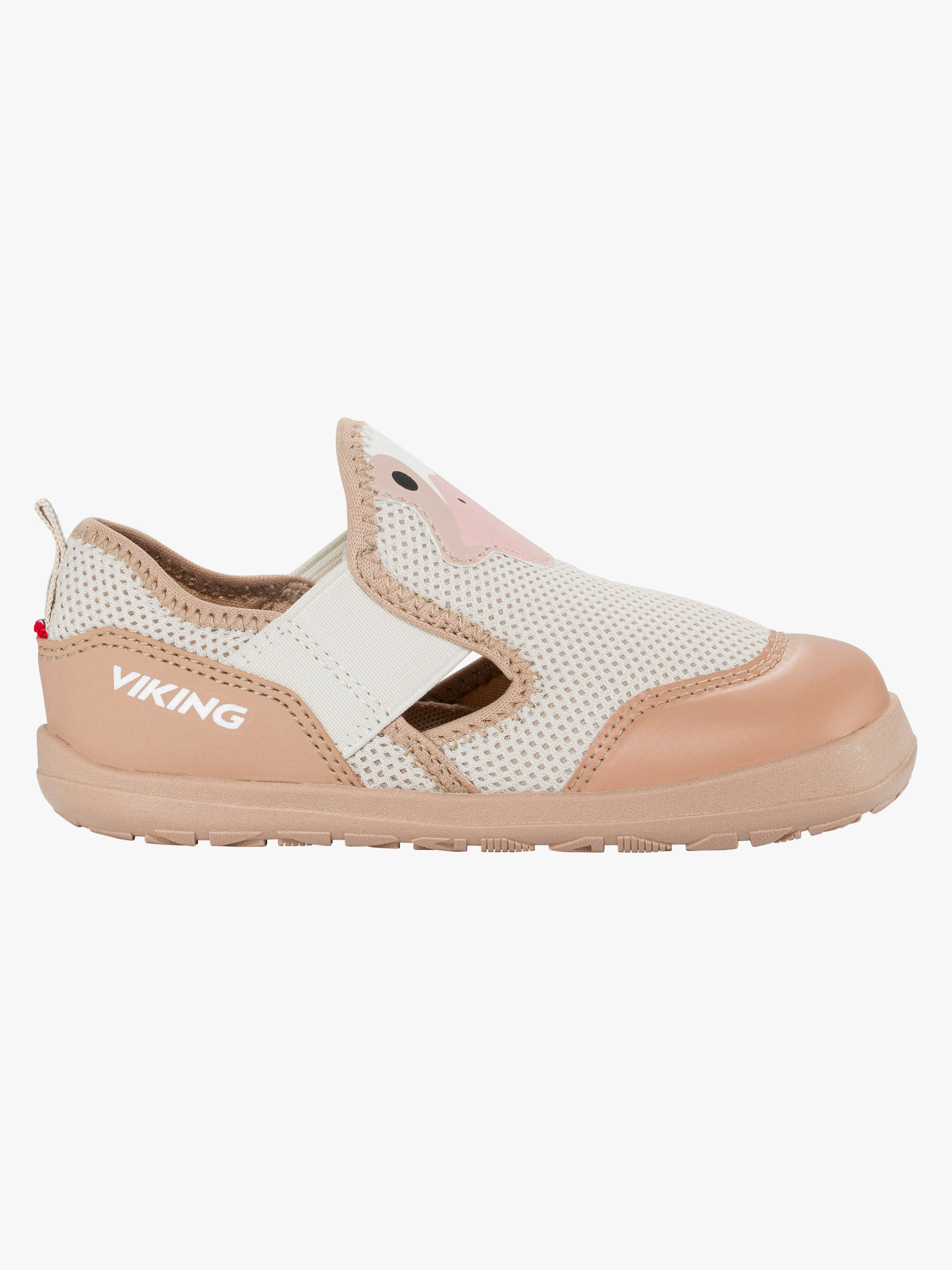 Viking Alv Paw Barefoot Kinder Sandalen, Beige, 23