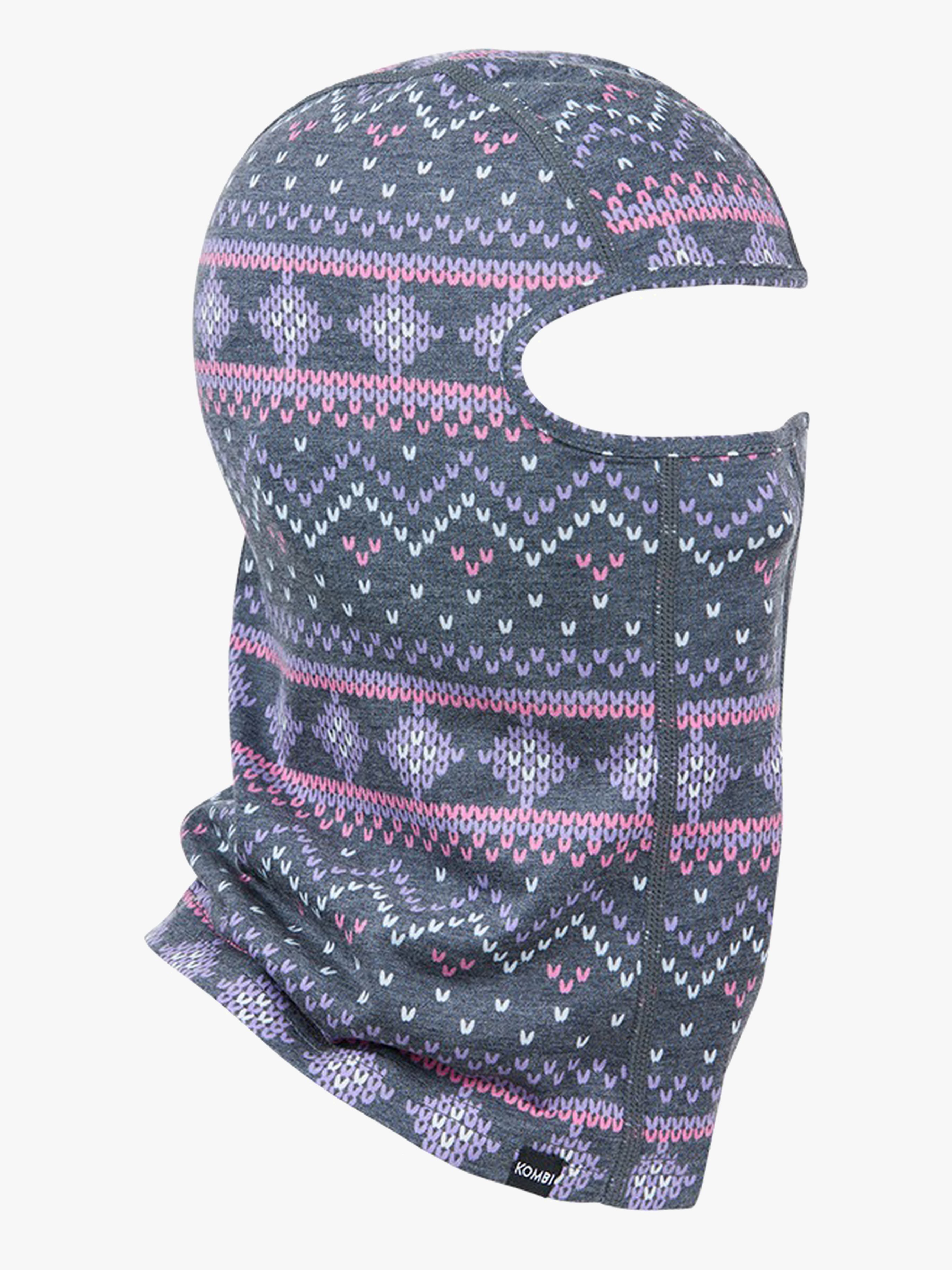 Kombi Merino Schlupfmütze Jr, Pink Snow Jacq