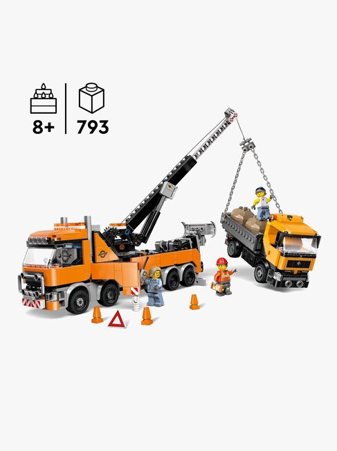 LEGO City 60467 Schwerlast-Abschleppwagen mit Kran