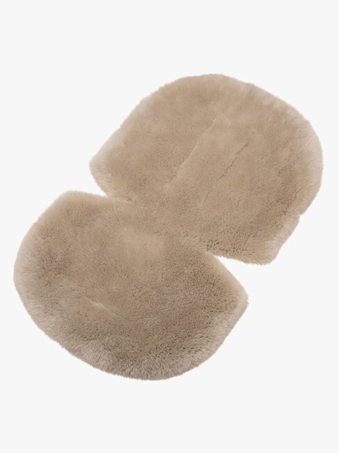 Tinkafu Lammfell Bubble Sitzpolster, Taupe