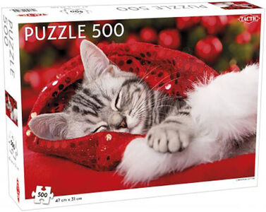 Tactic Puzzle Christmas Kitten 500 Teile