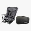 TinySeats Two Kindersitz inkl. Schultertasche, Midnight Grey