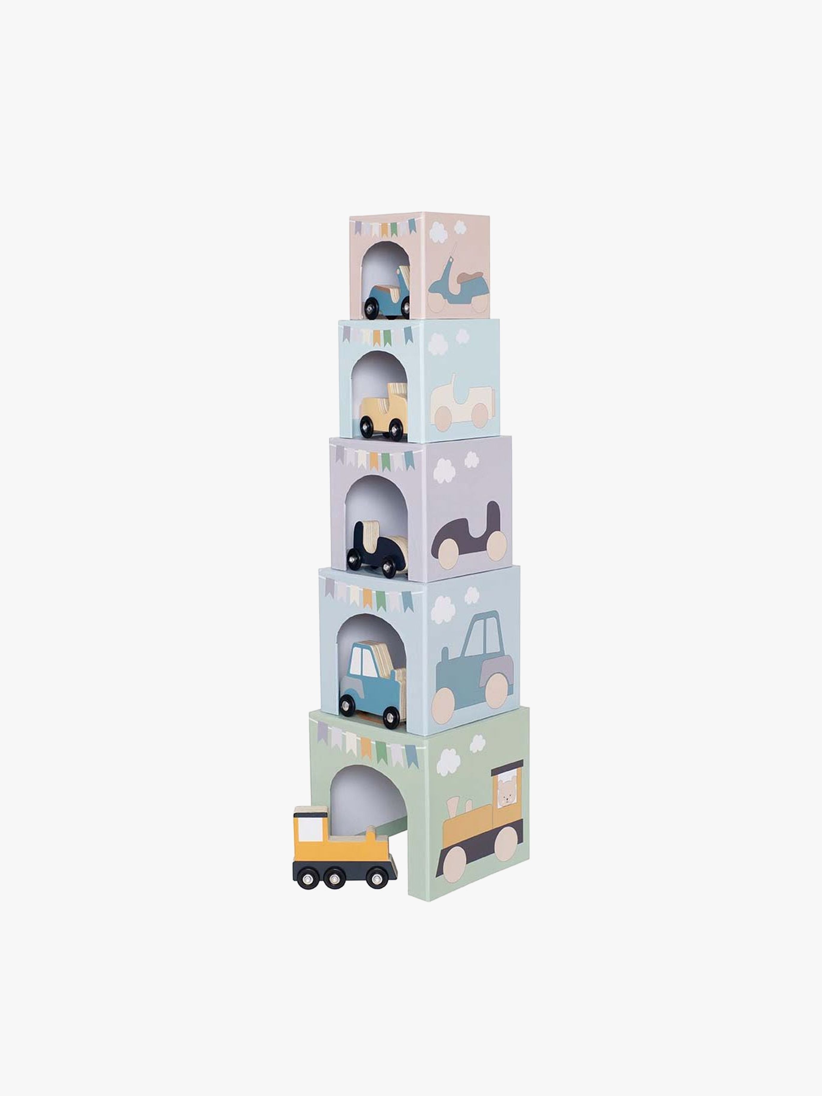 Jabadabado Stapelturm Fahrzeuge 1-5