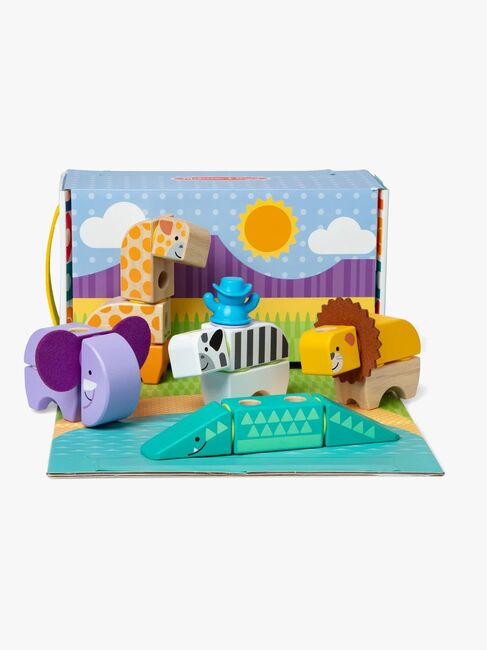 Melissa & Doug Blockables Bausatz Safari 34 Teile