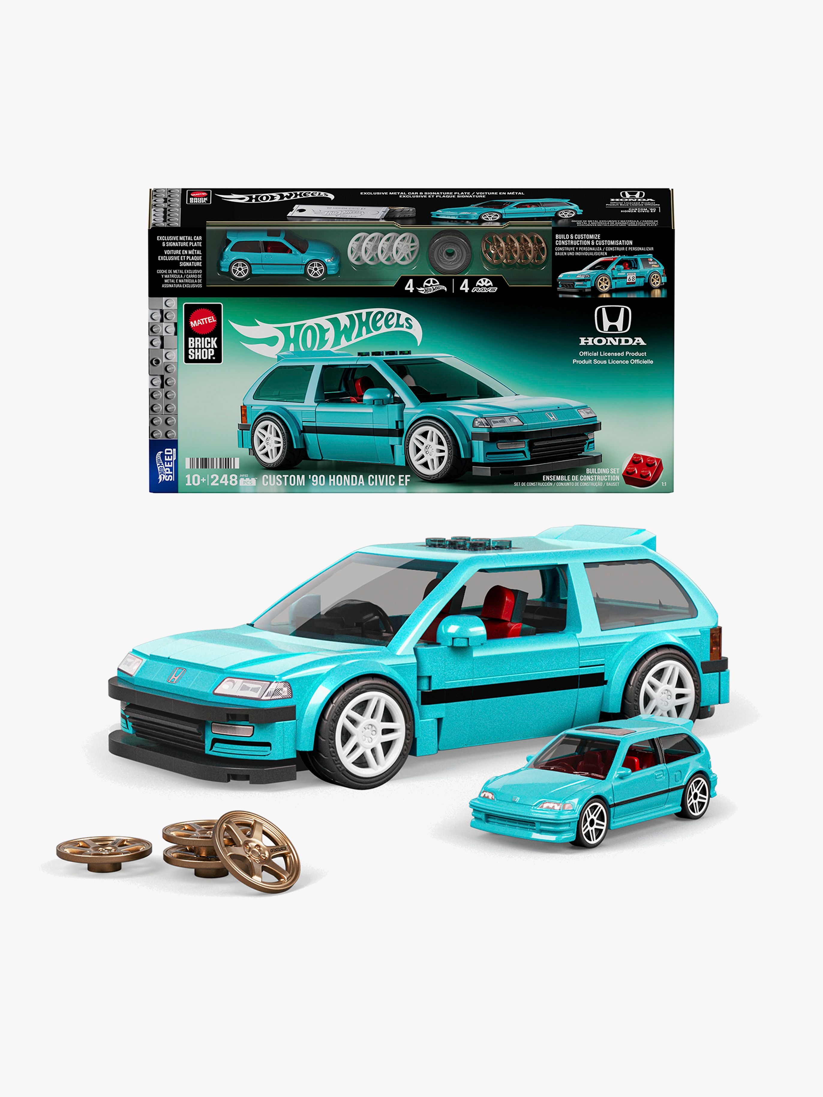 Brick Shop Hot Wheels Speed Series Bausatz Custom ’90 Honda Civic EF 248 Teile