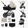 Kinderkraft MOOV 2 4-in-1 Kombikinderwagen, Moonlight Grey